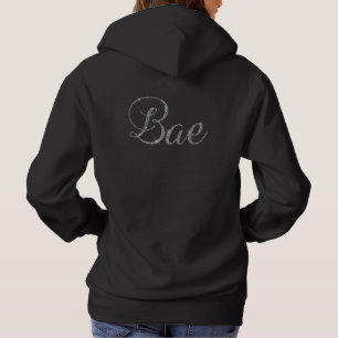 Sudadera Faux Silver Purpurina BAE