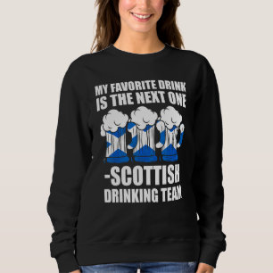 Sudadera favorito es equipo escocés Scottish Escocia bebien