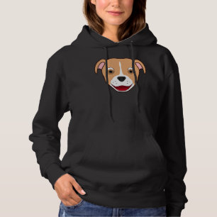 Sudadera Fawn Pitbull Face Con Blaze