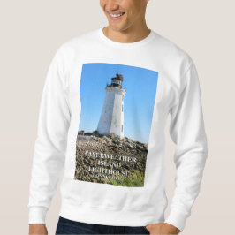 Sudadera Fayerweather Island Lighthouse, Connecticut