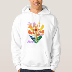 Sudadera Fe, amor, esperanza