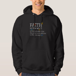 Sudadera Fe como Wi-Fi Cristiana Madre Padre Religioso