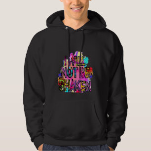 Sudadera Fe cristiana no seré sacudida versículo bíblico R