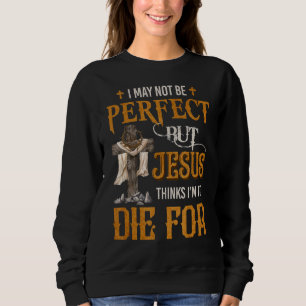 Sudadera Fe Cruz Cristiana Jesús Fe Dios No Puedo Ser