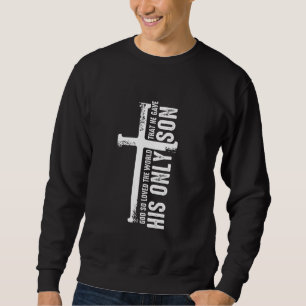 Sudadera Fe de la Biblia contra la Escritura Cristiana