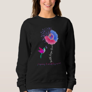 Sudadera Fe Esperanza Amor Colibrí Embarazo Pérdida Infanti