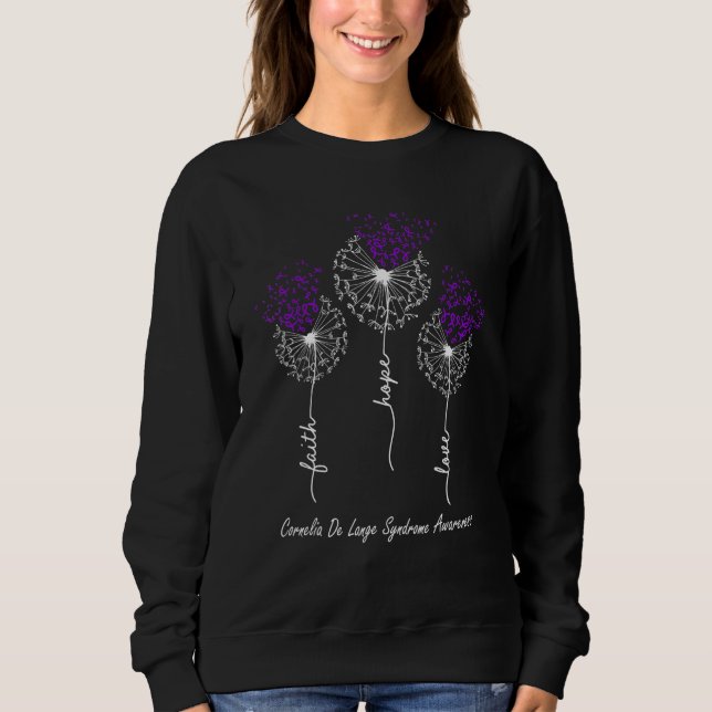 Sudadera Fe Esperanza Amor Cornelia De Lange Síndrome Conci (Anverso)
