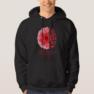 Sudadera Fe Esperanza Amor Girasol Mariposa Enfermedad del 