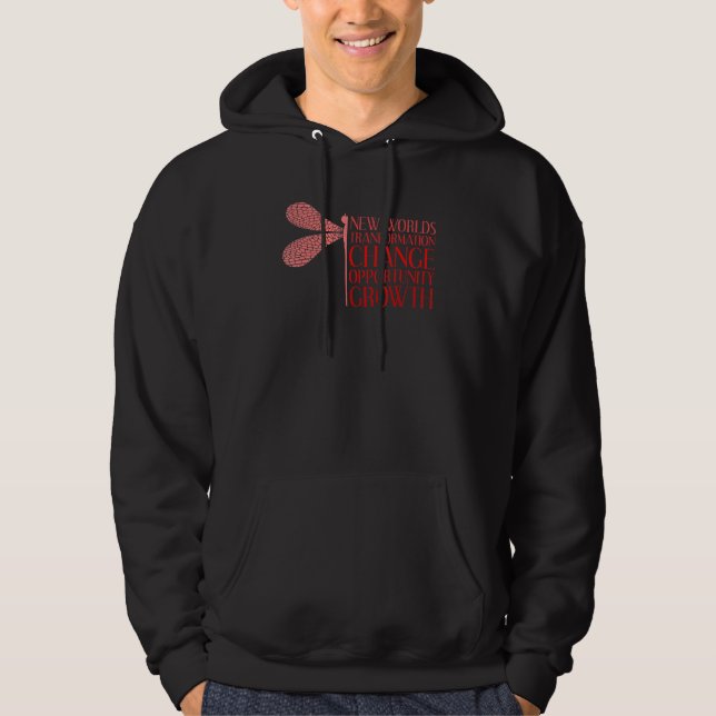 Sudadera Fe espiritual animal de la libélula (Anverso)