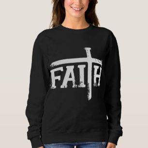 Sudadera fe para hombres mujeres, cristianos, nalgas de cru