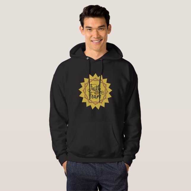 Sudadera fe por miedo (Anverso completo)
