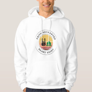 Sudadera Fe revitalizada   Corazón reiniciado - Retro Umrah