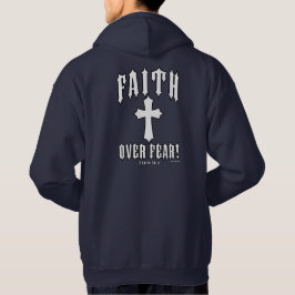 Sudadera Fe sobre Miedo Salmo 56:3