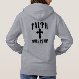 Sudadera Fe sobre Miedo Salmo 56:3