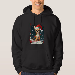 Sudadera fea de Navidad de Chihuahua Santa Perro A