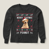 Sudadera fea de Navidad personalizada para perros 