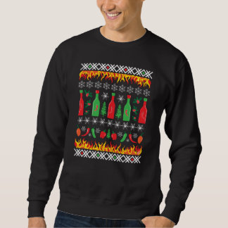 Sudadera Fea salsa picante para Navidades de vacaciones