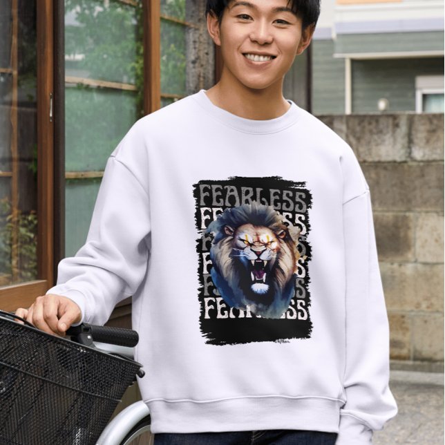 Sudadera Fearless Roar – Bold Lion  (Subido por el creador)