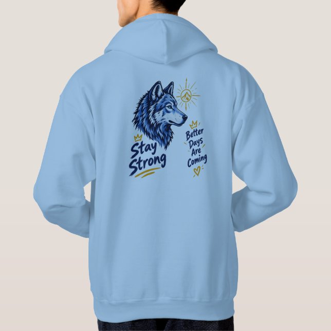 Sudadera Fearless Wolf (Reverso)
