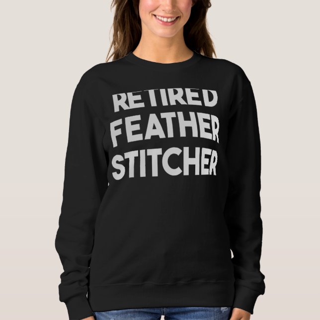 Sudadera Feather Stitcher retirada (Anverso)