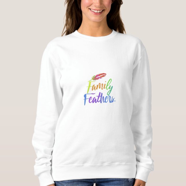 Sudadera Feathers de familia (Anverso)
