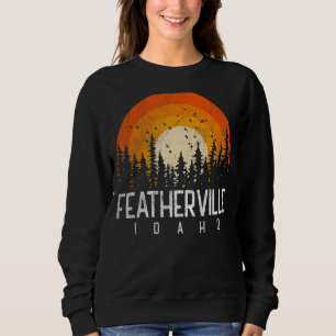 Sudadera Featherville Idaho ID Retro Vintage años 70 80 9