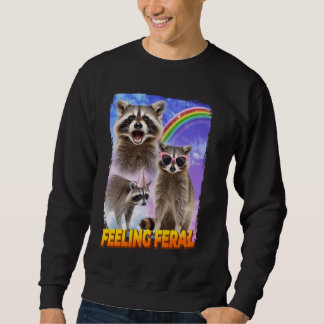 Sudadera Feelin Feral Raccoon
