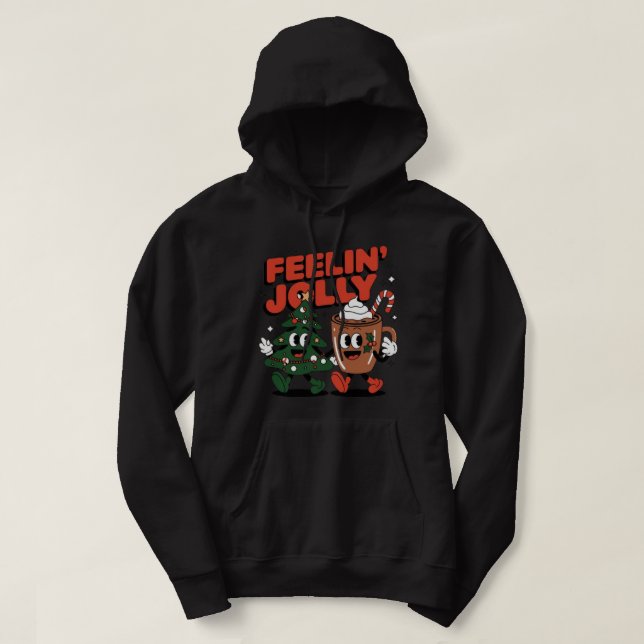 Sudadera Feelin' Jolly: festividad (Diseño del anverso)