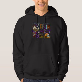 Sudadera Feelin Witchy  Halloween Spooky Pumpkin Trick Or T