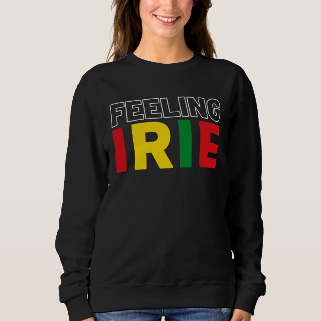 Sudadera Feeling Irie Rastafari Clothing Jamaica Souvenir R (Anverso)