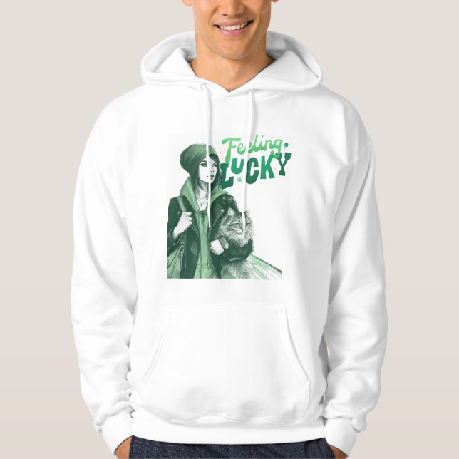 Sudadera Feeling Lucky (Anverso)