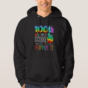Sudadera Felices 100 días de escuela y aún así Poppin 100th