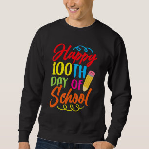 Sudadera Felices 100 Días Del Equipo Escolar Dulces 100 Día