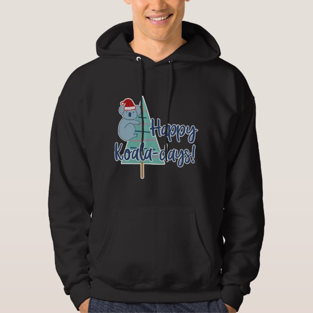 Sudadera Felices Días De Koala Cuidan A Koala En Un Gi De Á (Anverso)