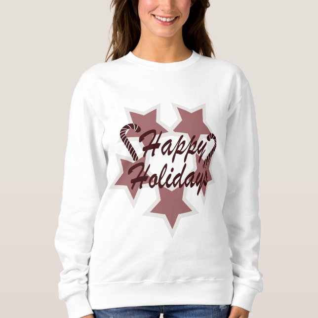 Sudadera Felices fiestas (Anverso)