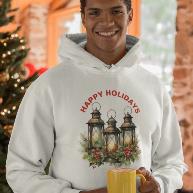 Sudadera Felices Fiestas Linterna de Invierno (Subido por el creador)