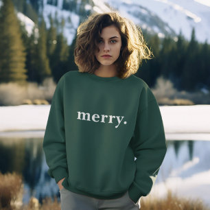 Sudadera Felices Fiestas Mujeres de Cerezo Personalizadas