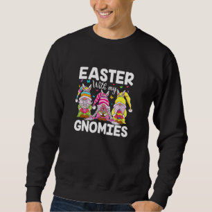 Sudadera Felices Gnomes De Pascua Con Huevos De Arejas Cone