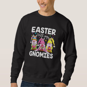 Sudadera Felices Gnomes De Pascua Con Huevos De Arejas Cone
