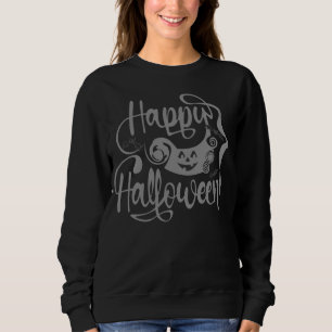Sudadera Felices murciélagos de Halloween jack o lantern