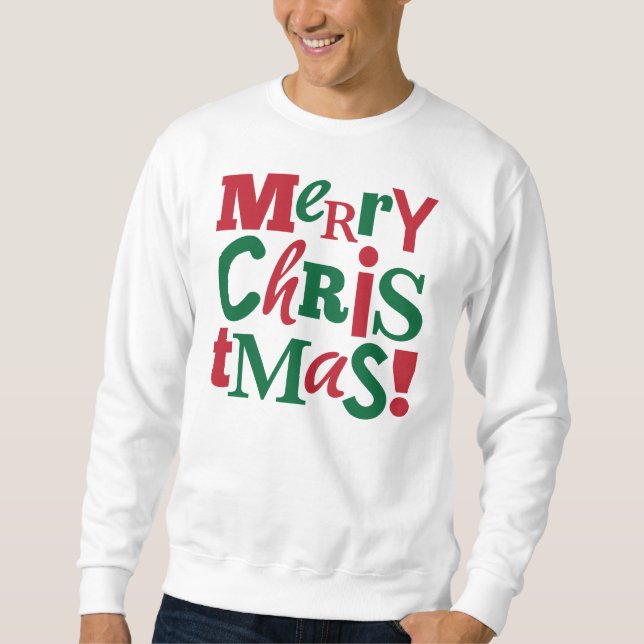 Sudadera Felices Navidad (Anverso)
