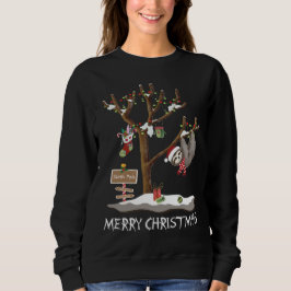 Sudadera FELICES NAVIDAD de las mujeres de POSTE de la