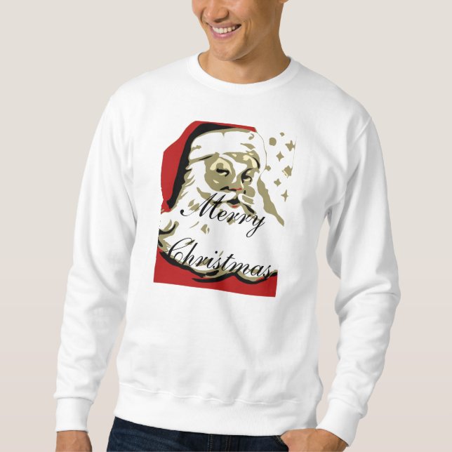 Sudadera Felices Navidad de Santa (Anverso)