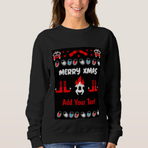 Sudadera Felices navidades de los bomberos