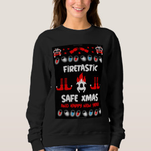 Sudadera Felices navidades de los bomberos