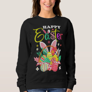 Sudadera Felices Orejas Conejitas de Huevo de Pascua 3
