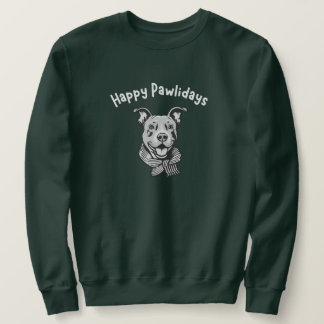 Sudadera Felices Pawlidays (Feliz Oído Perky de Manzana)