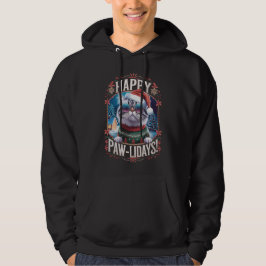Sudadera Felices Pawlidays Gato Persa Feliz Navidad Diversi