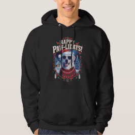Sudadera Felices Pawlidays Grandes Pirineos Feliz Navidad