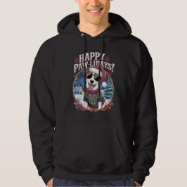 Sudadera Felices Pawlidays Jack Russell Merry Christmas